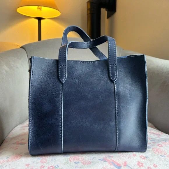 Portland Leather Cowboy Blue Classic/Small Lola - Picture 2 of 7